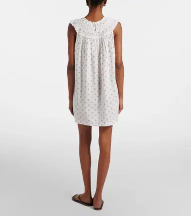 Doen Dôen Verity floral embroidered cotton minidress | Thumbnail 3