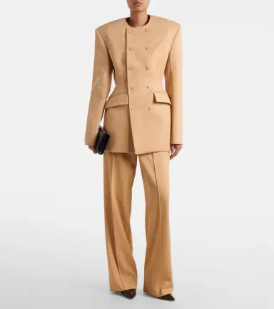 Wardrobe.NYC Wardrobe. NYC RHW wool wide-leg pants | Thumbnail 3