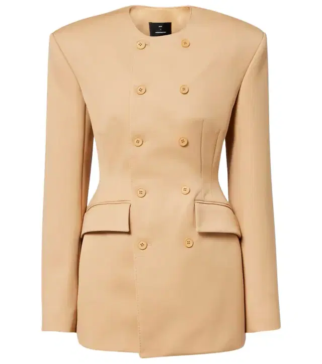 Wardrobe. NYC RHW double-breasted minidress