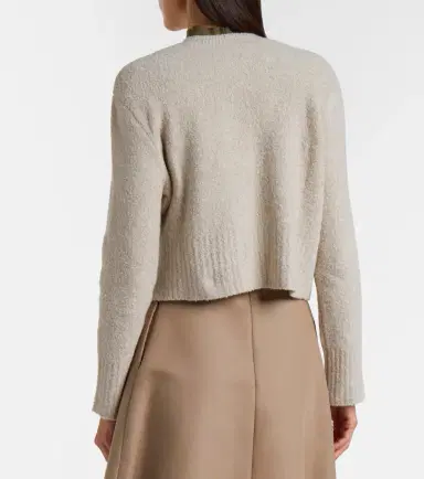 Altuzarra Harris cropped wool-blend cardigan | Thumbnail 2