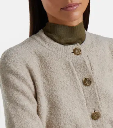 Altuzarra Harris cropped wool-blend cardigan | Thumbnail 4