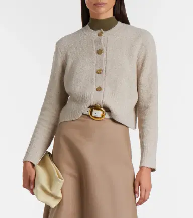 Altuzarra Harris cropped wool-blend cardigan | Thumbnail 6