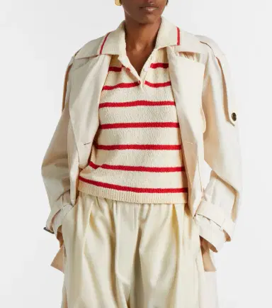 Altuzarra Elmer striped cotton-blend top | Thumbnail 2