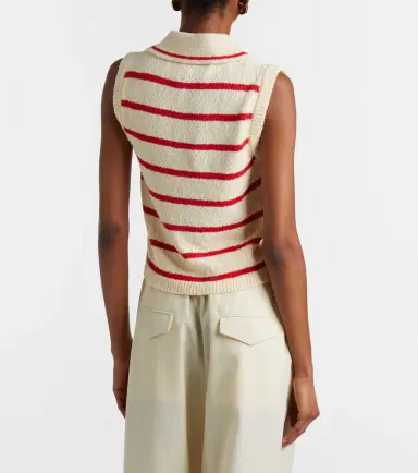 Altuzarra Elmer striped cotton-blend top | Thumbnail 6