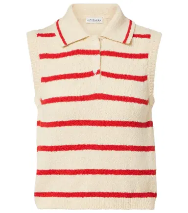 Altuzarra Elmer striped cotton-blend top | Thumbnail 1