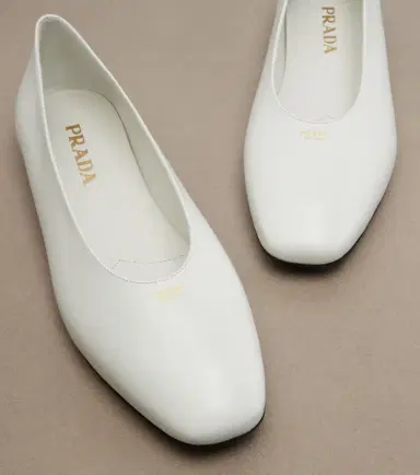 Prada Leather ballet flats | Thumbnail 4