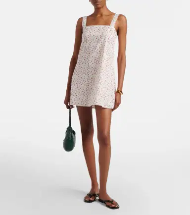 Posse Charlotte floral cotton minidress | Thumbnail 3