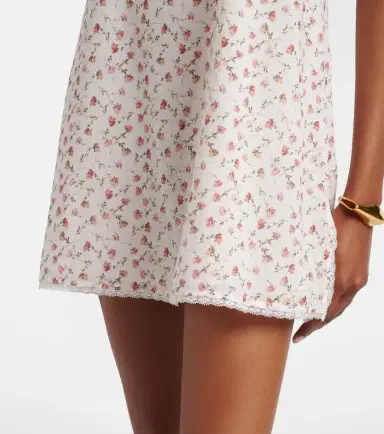 Posse Charlotte floral cotton minidress | Thumbnail 5