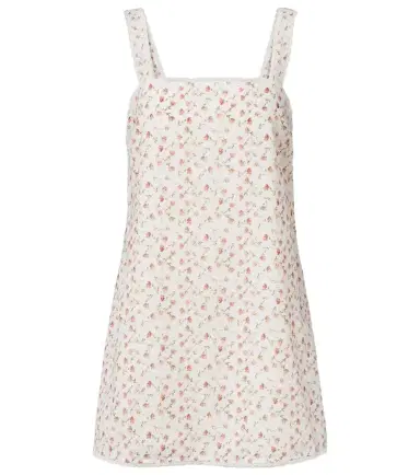 Posse Charlotte floral cotton minidress | Thumbnail 1