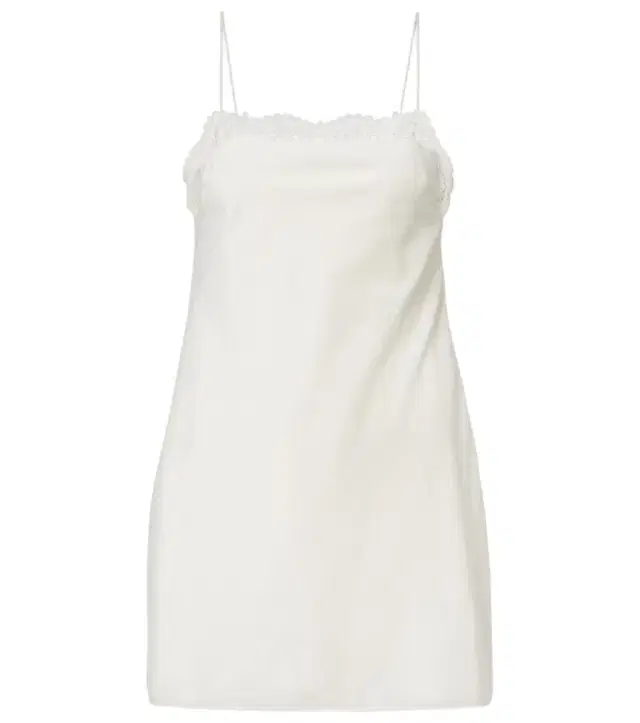 Darya embroidered cotton and silk minidress