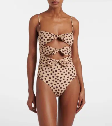 Valentino Polka-dot cutout swimsuit | Thumbnail 2 Valentino Polka-dot cutout swimsuit | Thumbnail 2