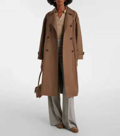 Max Mara Cotton-blend trench coat | Thumbnail 6 Max Mara Cotton-blend trench coat | Thumbnail 6