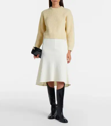 Jil Sander Ribbed-knit wool sweater | Thumbnail 6