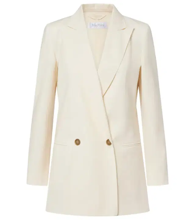 Max Mara Double-breasted virgin wool blazer