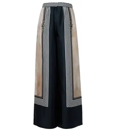 Max Mara Printed silk twill palazzo pants | Thumbnail 1 Max Mara Printed silk twill palazzo pants | Thumbnail 1