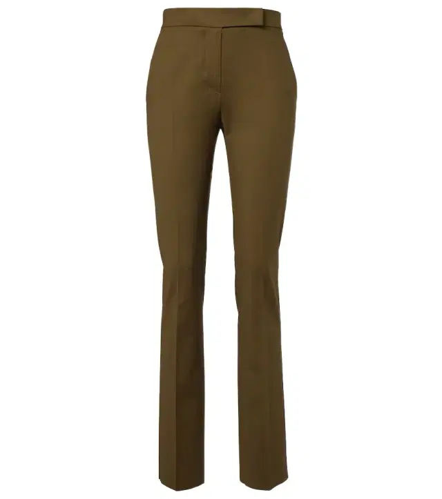 Max Mara Cotton-blend slim pants