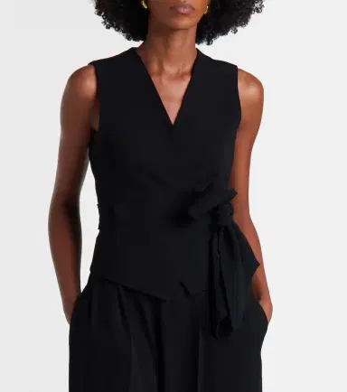 Max Mara Cady wrap top | Thumbnail 3 Max Mara Cady wrap top | Thumbnail 3