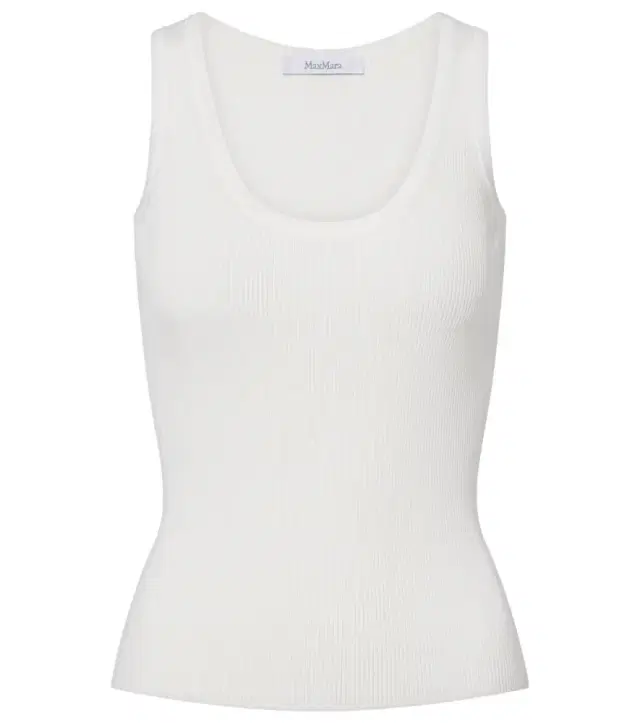 Max Mara Ribbed-knit jersey tank top