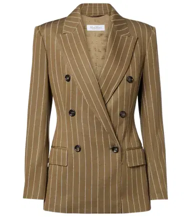 Max Mara Balta pinstripe double-breasted blazer | Thumbnail 1