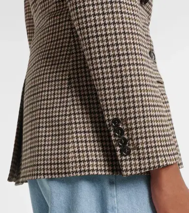 Max Mara Houndstooth double-breasted blazer | Thumbnail 3 Max Mara Houndstooth double-breasted blazer | Thumbnail 3