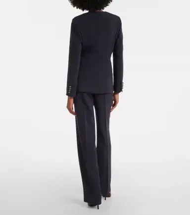 Max Mara Pleated cady straight pants | Thumbnail 4