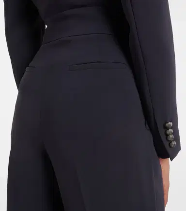 Max Mara Pleated cady straight pants | Thumbnail 5