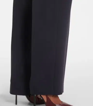 Max Mara Pleated cady straight pants | Thumbnail 6