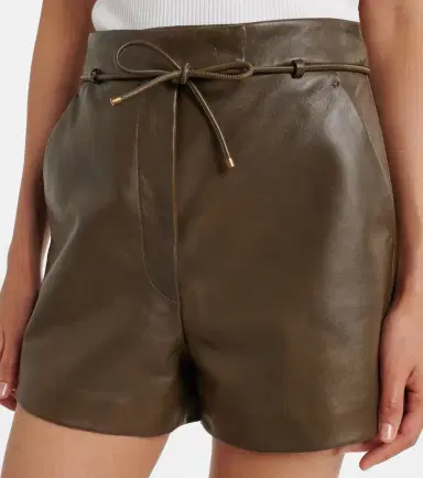 Max Mara Leather shorts | Thumbnail 4 Max Mara Leather shorts | Thumbnail 4
