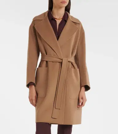 'S Max Mara Virgin wool wrap coat | Thumbnail 3