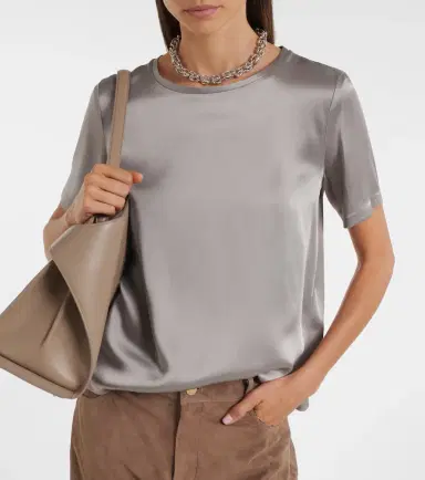 'S Max Mara Satin T-shirt | Thumbnail 3