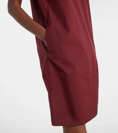 'S Max Mara Puff-sleeve cotton poplin minidress | Thumbnail 5