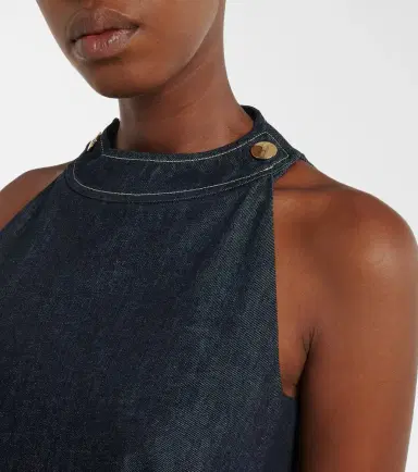 'S Max Mara 'S Max Mara Halterneck denim minidress | Thumbnail 2