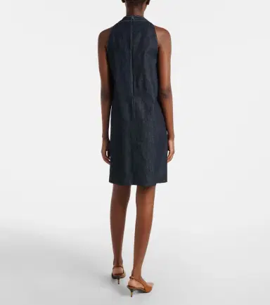 'S Max Mara 'S Max Mara Halterneck denim minidress | Thumbnail 5