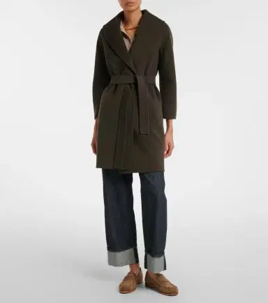'S Max Mara Virgin wool wrap coat | Thumbnail 2