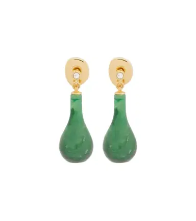 TOTEME Embellished gold-plated drop earrings | Thumbnail 1 TOTEME Embellished gold-plated drop earrings | Thumbnail 1