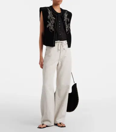 Frame Off Duty Drawstring wide-leg jeans | Thumbnail 4