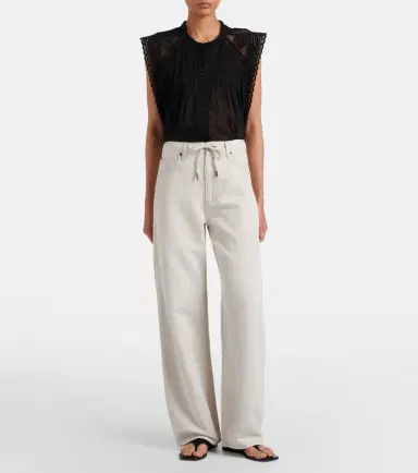 Frame Off Duty Drawstring wide-leg jeans | Thumbnail 7