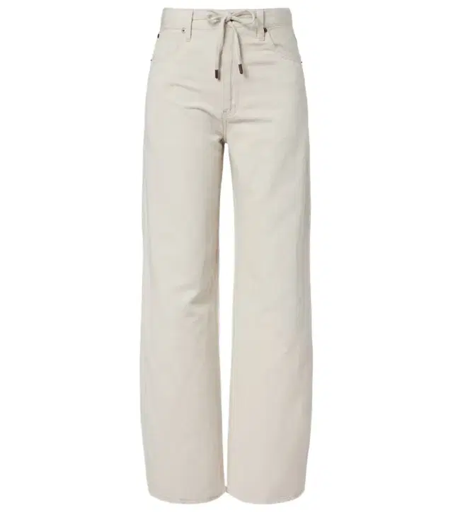 Frame Off Duty Drawstring wide-leg jeans
