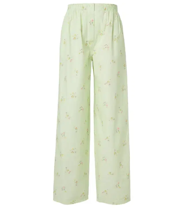 Floral cotton wide-leg pants Floral cotton wide-leg pants