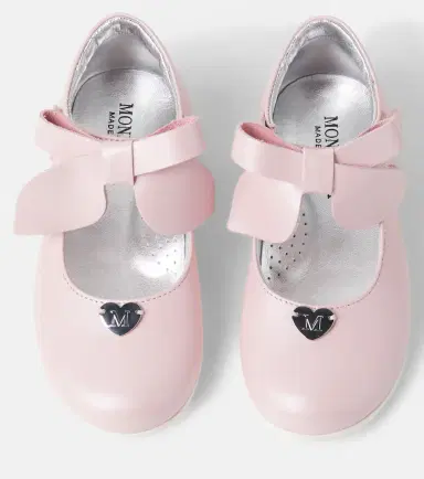 MONNALISA Baby bow-detail leather ballet flats | Thumbnail 2 MONNALISA Baby bow-detail leather ballet flats | Thumbnail 2