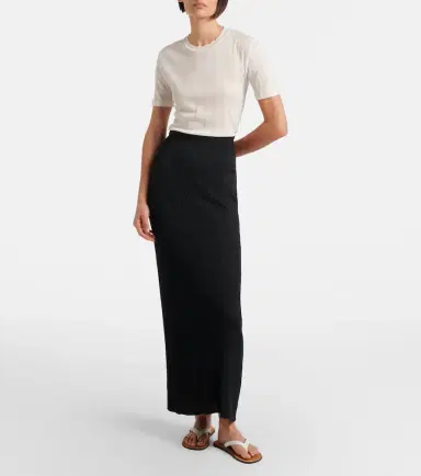 The Row Etina ribbed-knit cotton T-shirt | Thumbnail 3