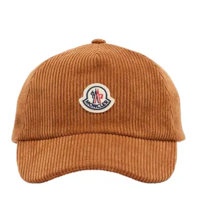 Moncler Logo corduroy baseball cap | Thumbnail 1 Moncler Logo corduroy baseball cap | Thumbnail 1