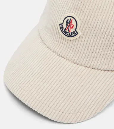 Moncler Logo corduroy baseball cap | Thumbnail 3
