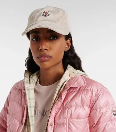 Moncler Logo corduroy baseball cap | Thumbnail 4