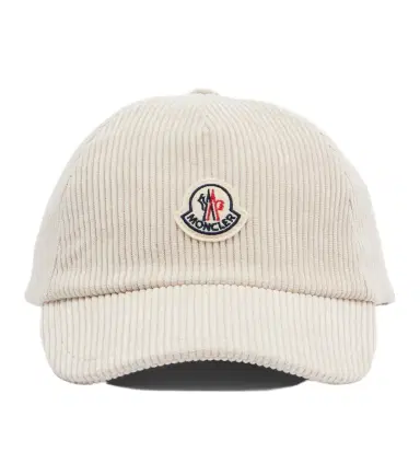 Moncler Logo corduroy baseball cap | Thumbnail 1