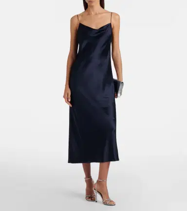 Dorothee Schumacher Sense Of Shine silk-blend satin slip dress | Thumbnail 5