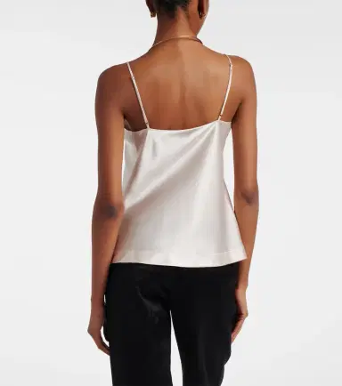 Dorothee Schumacher Sense Of Shine silk-blend satin top | Thumbnail 5