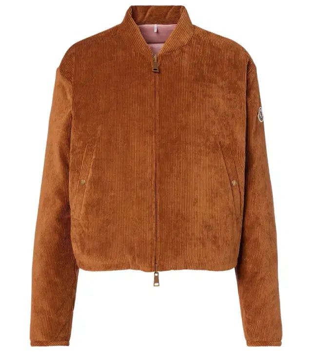 Blageon corduroy down bomber jacket