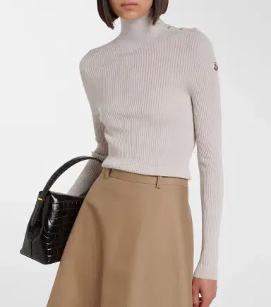 Moncler Turtleneck virgin wool sweater | Thumbnail 4