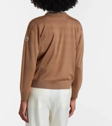 Moncler Virgin wool cardigan | Thumbnail 5